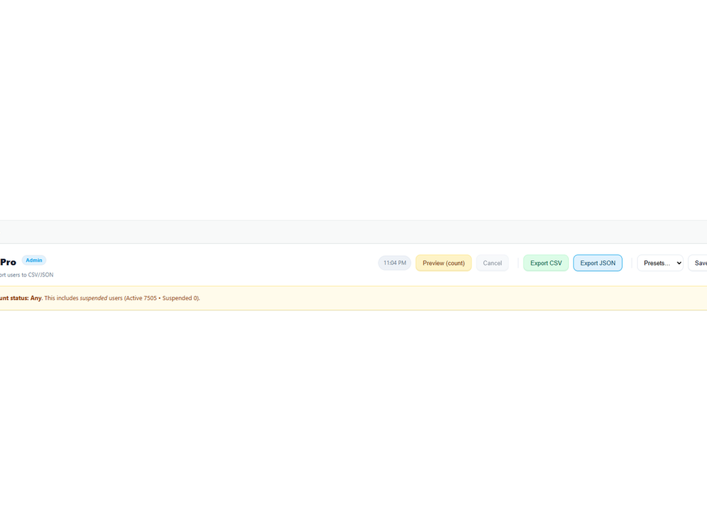 User Export Pro thumbnail 3